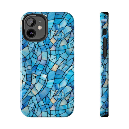 Blue Stained Glass Phone Case