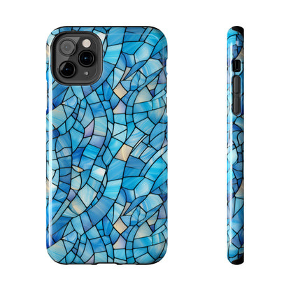 Blue Stained Glass Phone Case