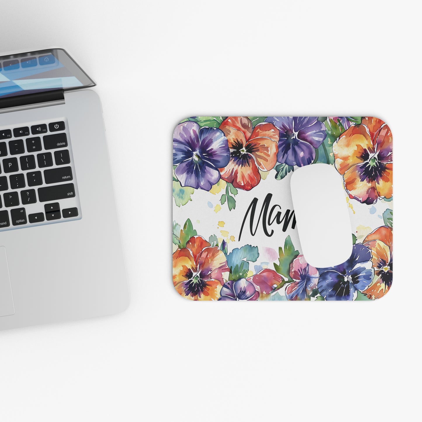 Colorful Flower for Mama Mouse Pad