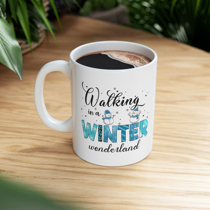 Walking in a Winter Wonderland Ceramic Mug