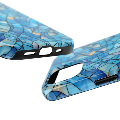 Blue Stained Glass Phone Case