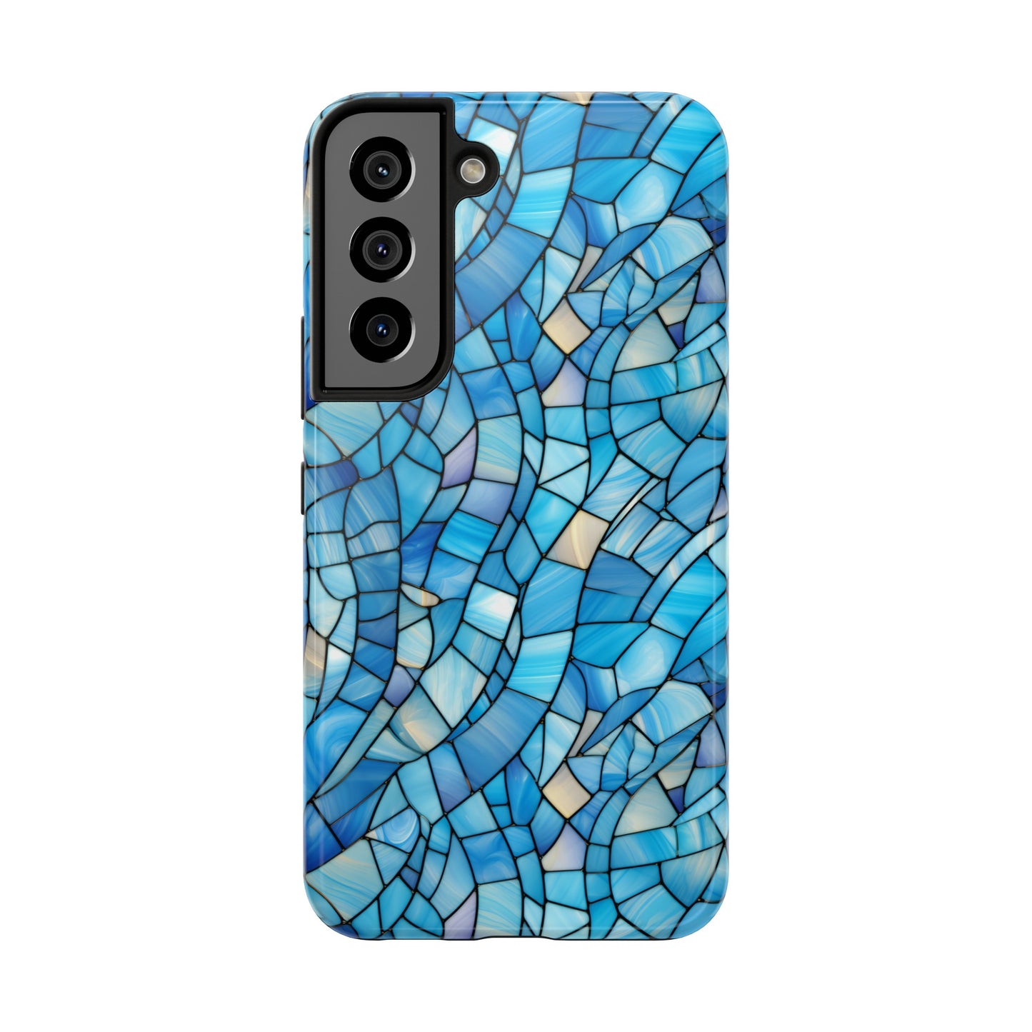 Blue Stained Glass Phone Case