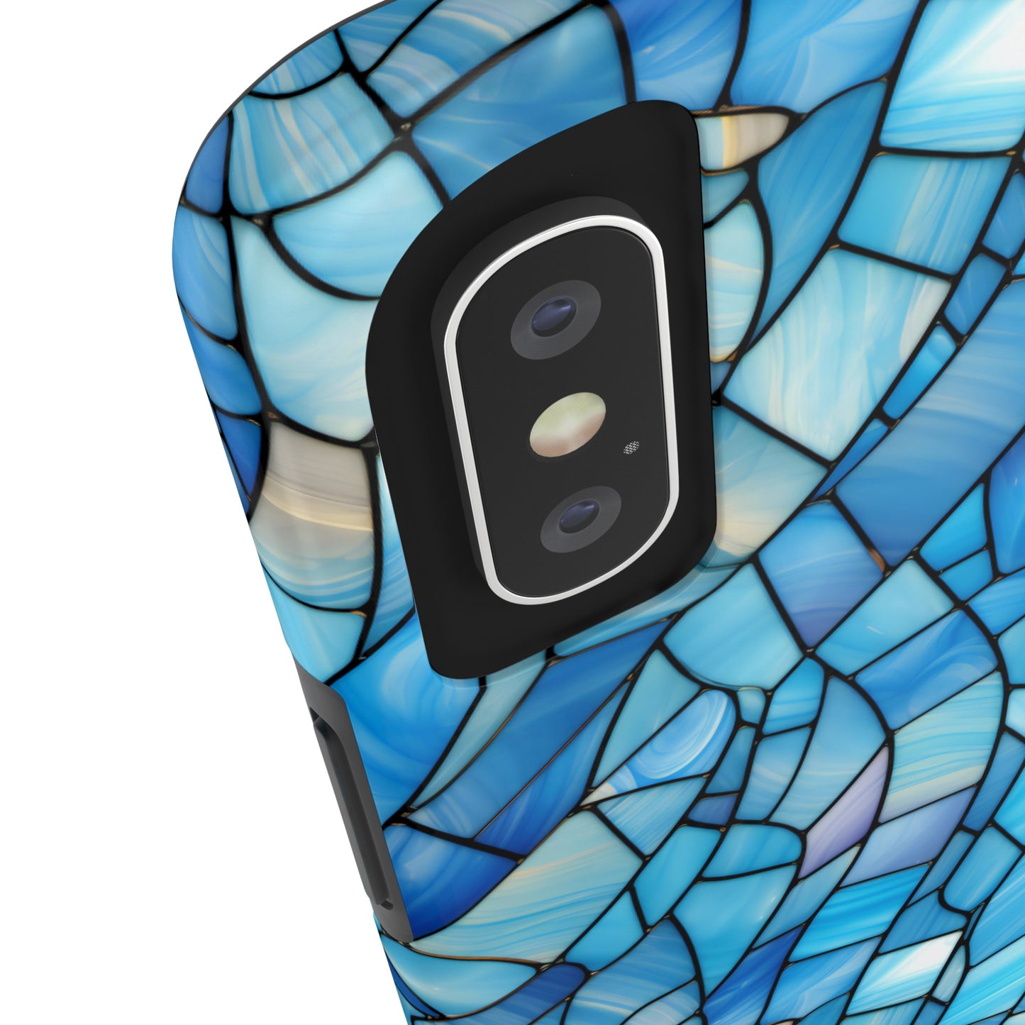 Blue Stained Glass Phone Case