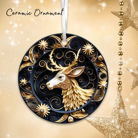 Christmas Ceramic Ornament 05-17