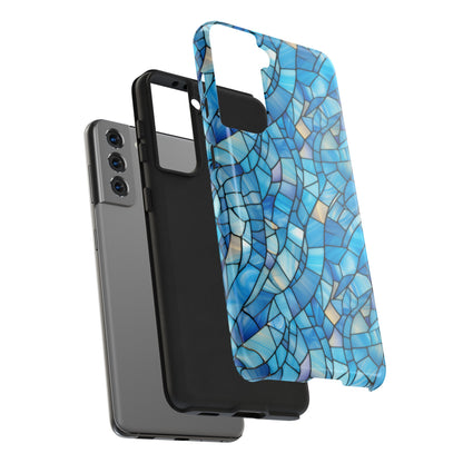 Blue Stained Glass Phone Case