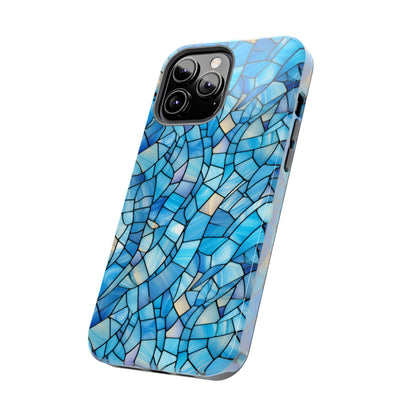 Blue Stained Glass Phone Case