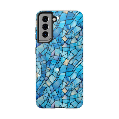 Blue Stained Glass Phone Case