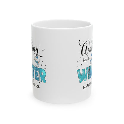 Walking in a Winter Wonderland Ceramic Mug