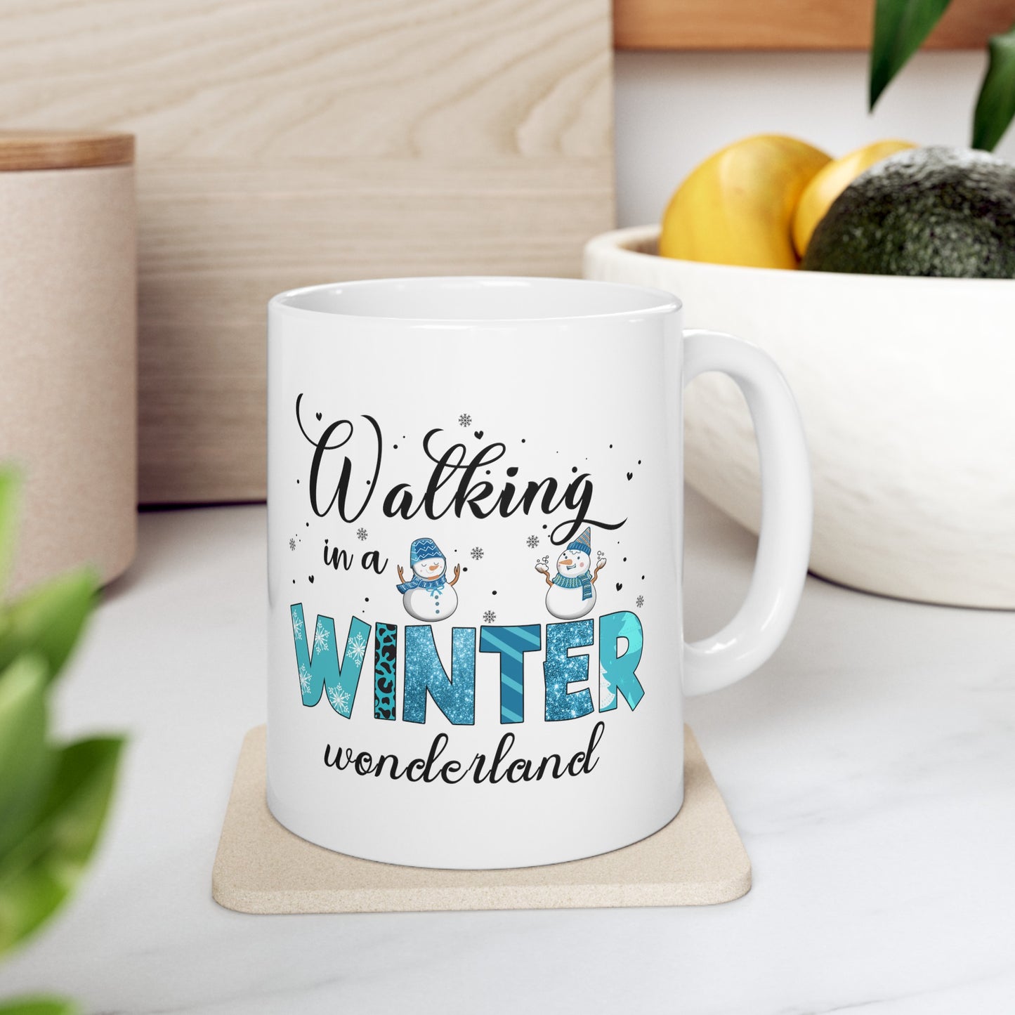 Walking in a Winter Wonderland Ceramic Mug