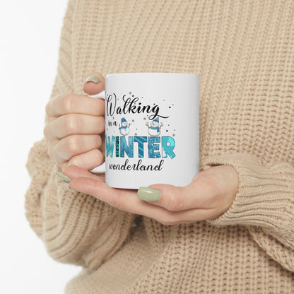 Walking in a Winter Wonderland Ceramic Mug