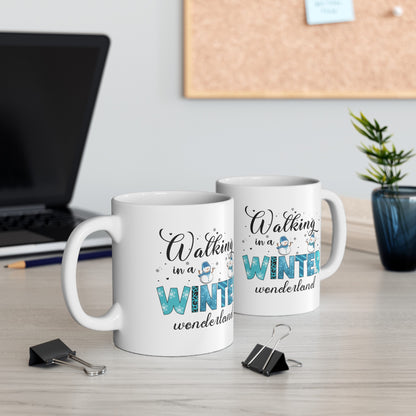 Walking in a Winter Wonderland Ceramic Mug