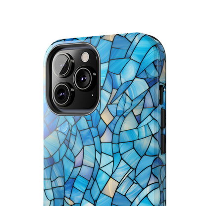 Blue Stained Glass Phone Case