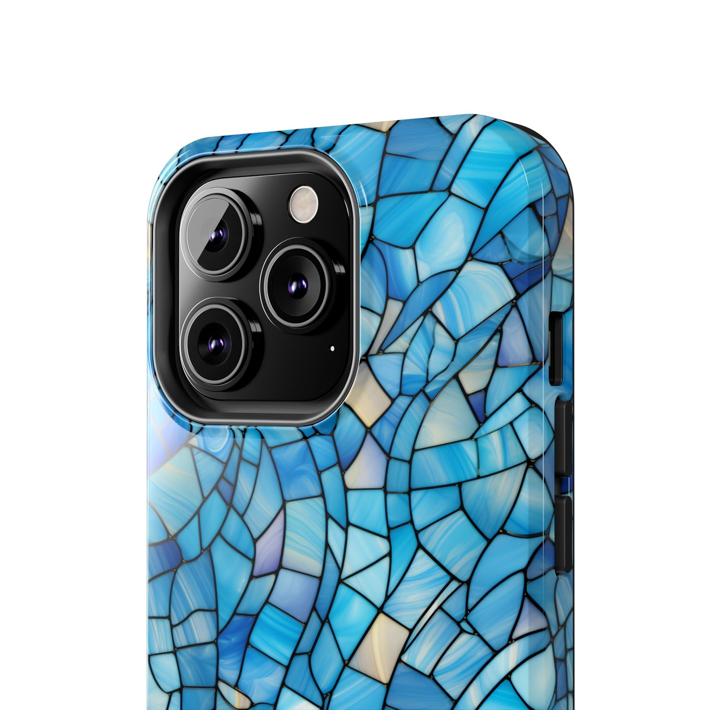 Blue Stained Glass Phone Case