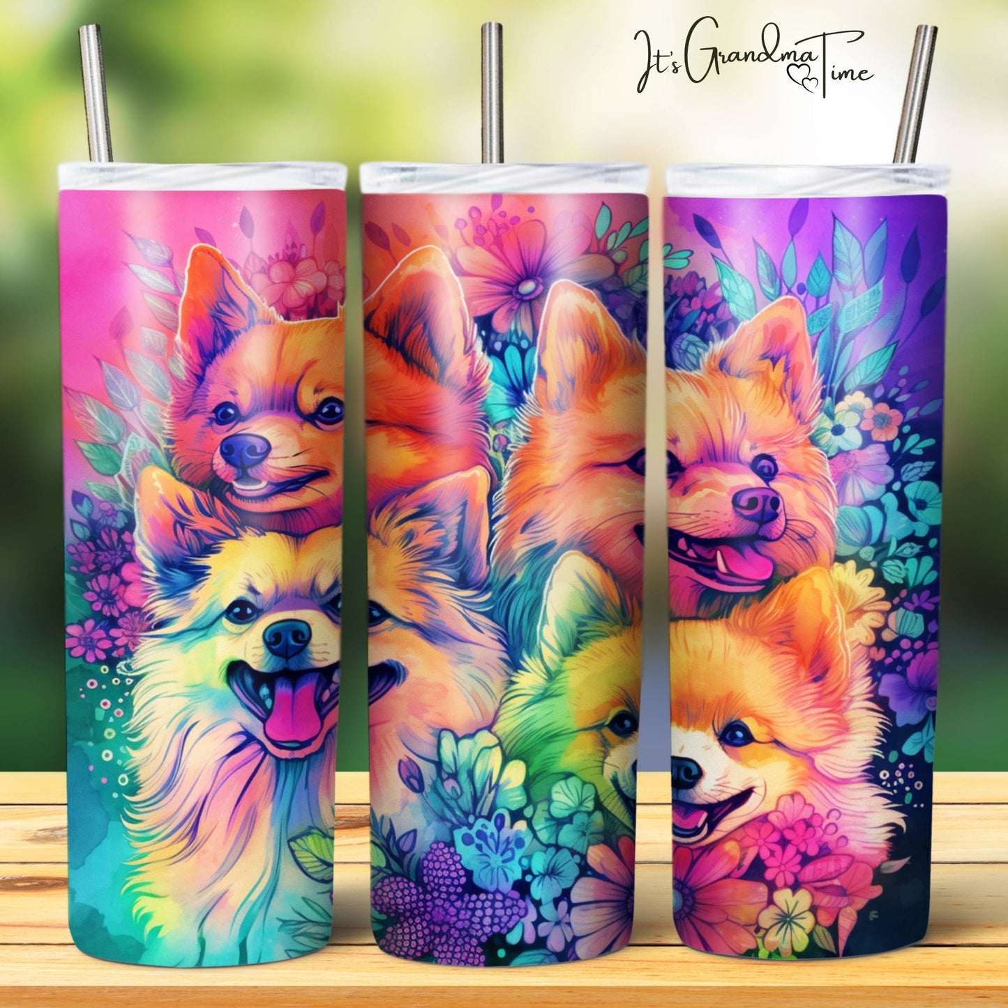 SUB1131 Animal Selfies Dogs Tumbler