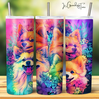 SUB1131 Animal Selfies Dogs Tumbler