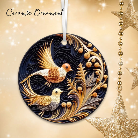 Christmas Ceramic Ornament 05-12