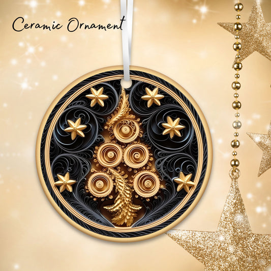 Christmas Ceramic Ornament 05-14