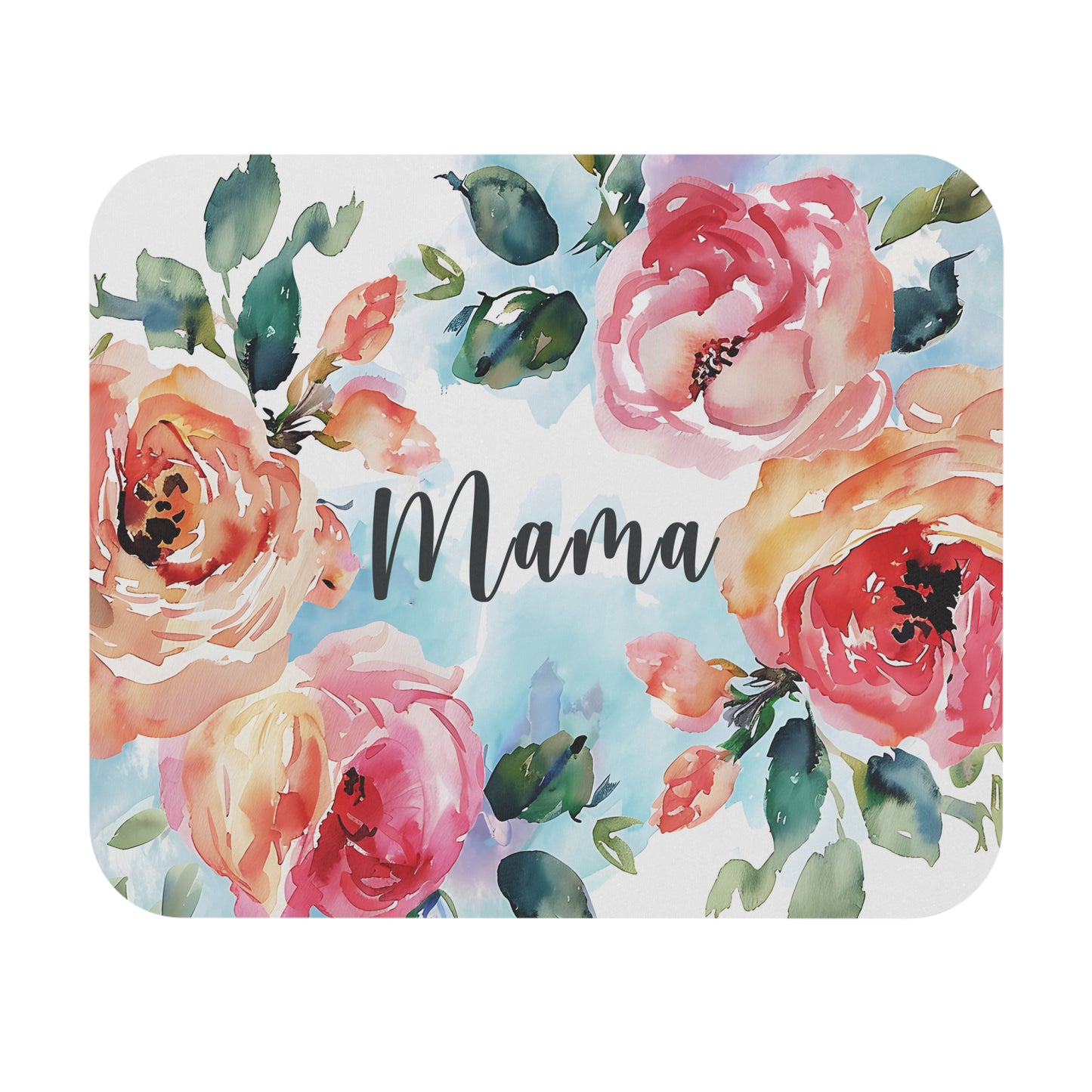 Colorful Flower for Mama Mouse Pad