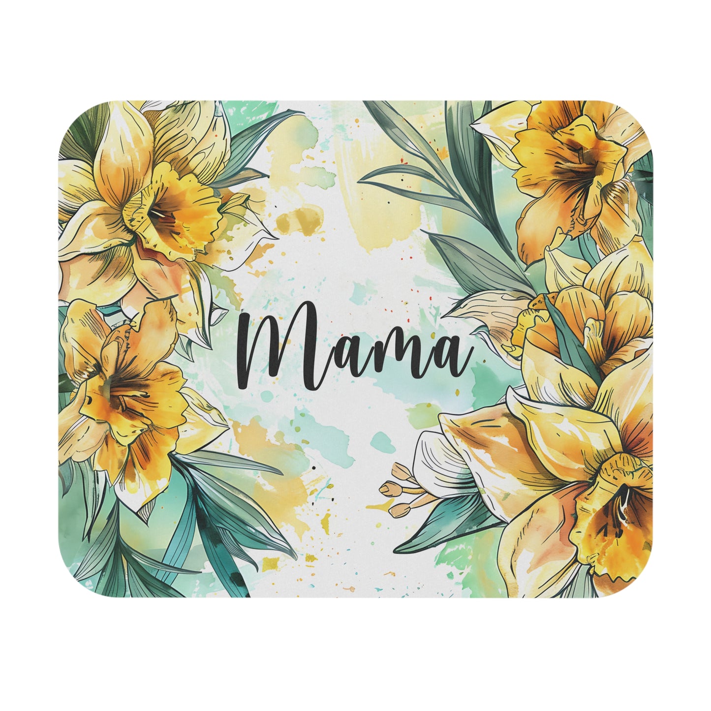 Colorful Flower for Mama Mouse Pad