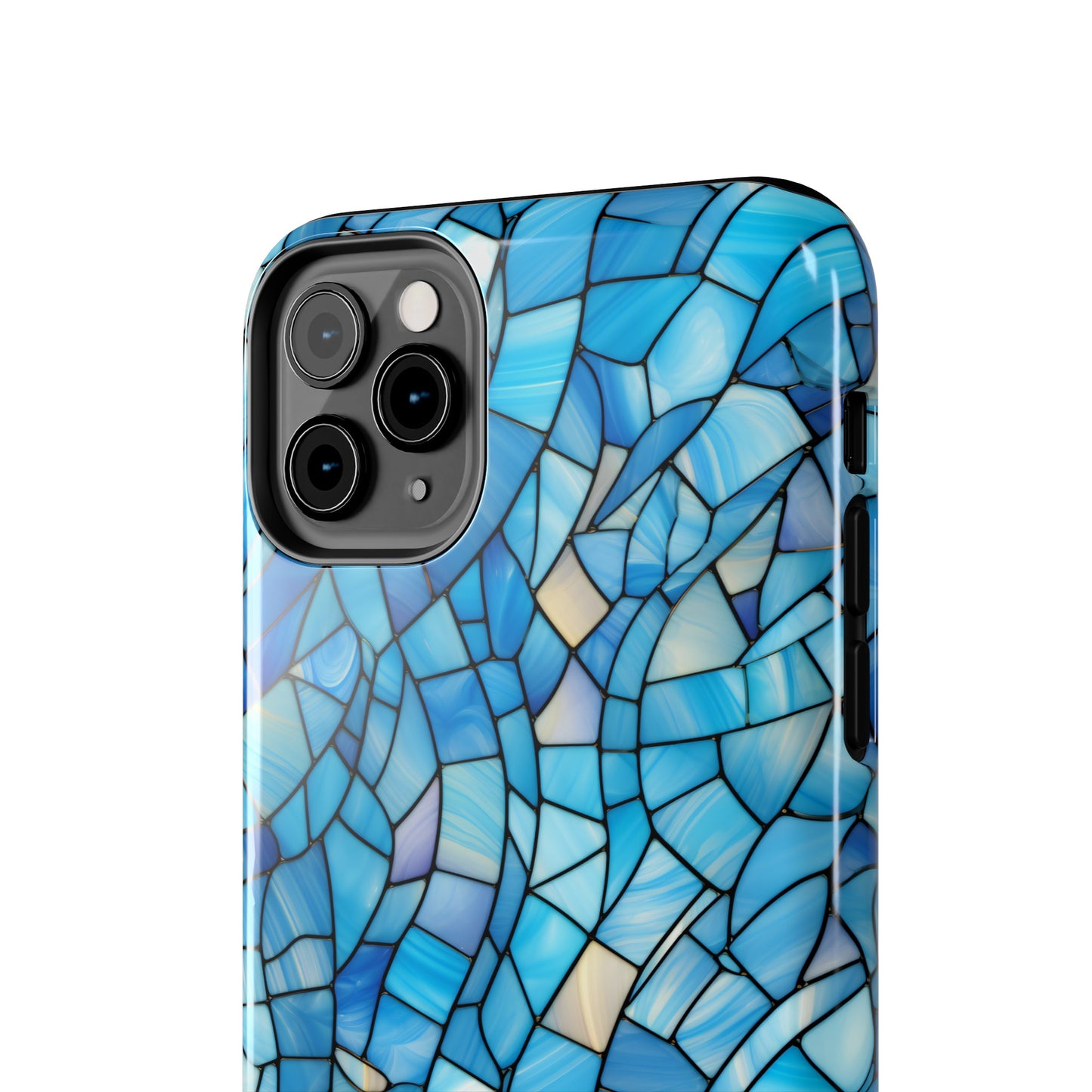 Blue Stained Glass Phone Case