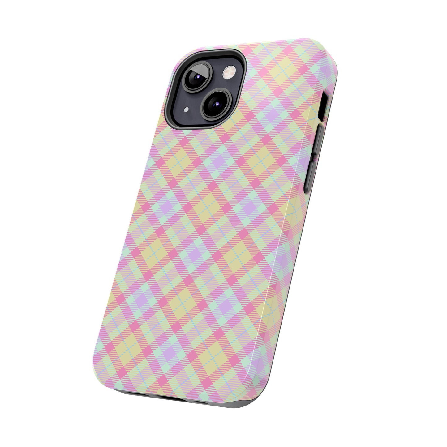 Pastel Yellow Plaid Phone Case