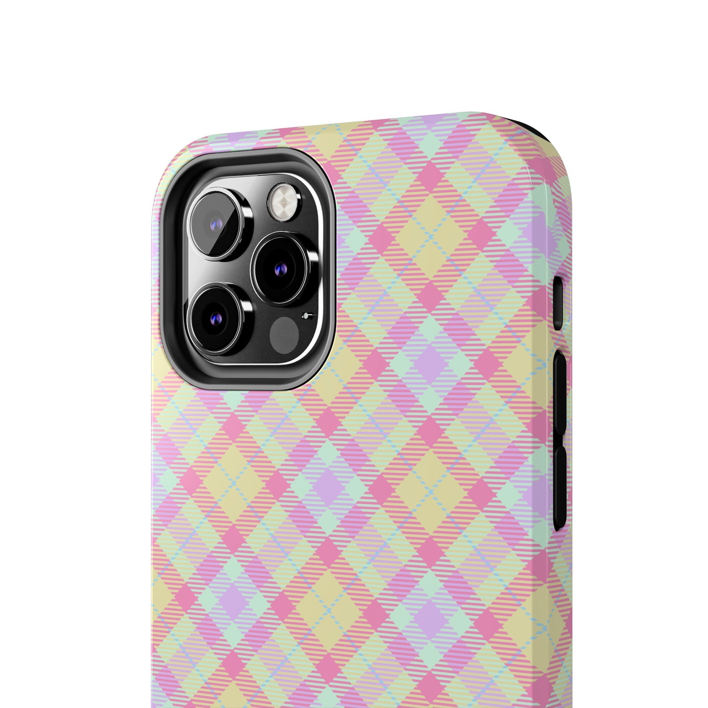 Pastel Yellow Plaid Phone Case