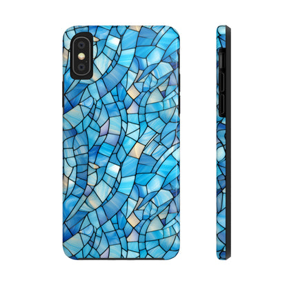 Blue Stained Glass Phone Case