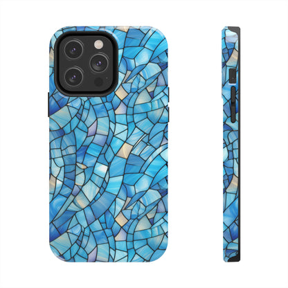 Blue Stained Glass Phone Case