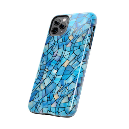 Blue Stained Glass Phone Case