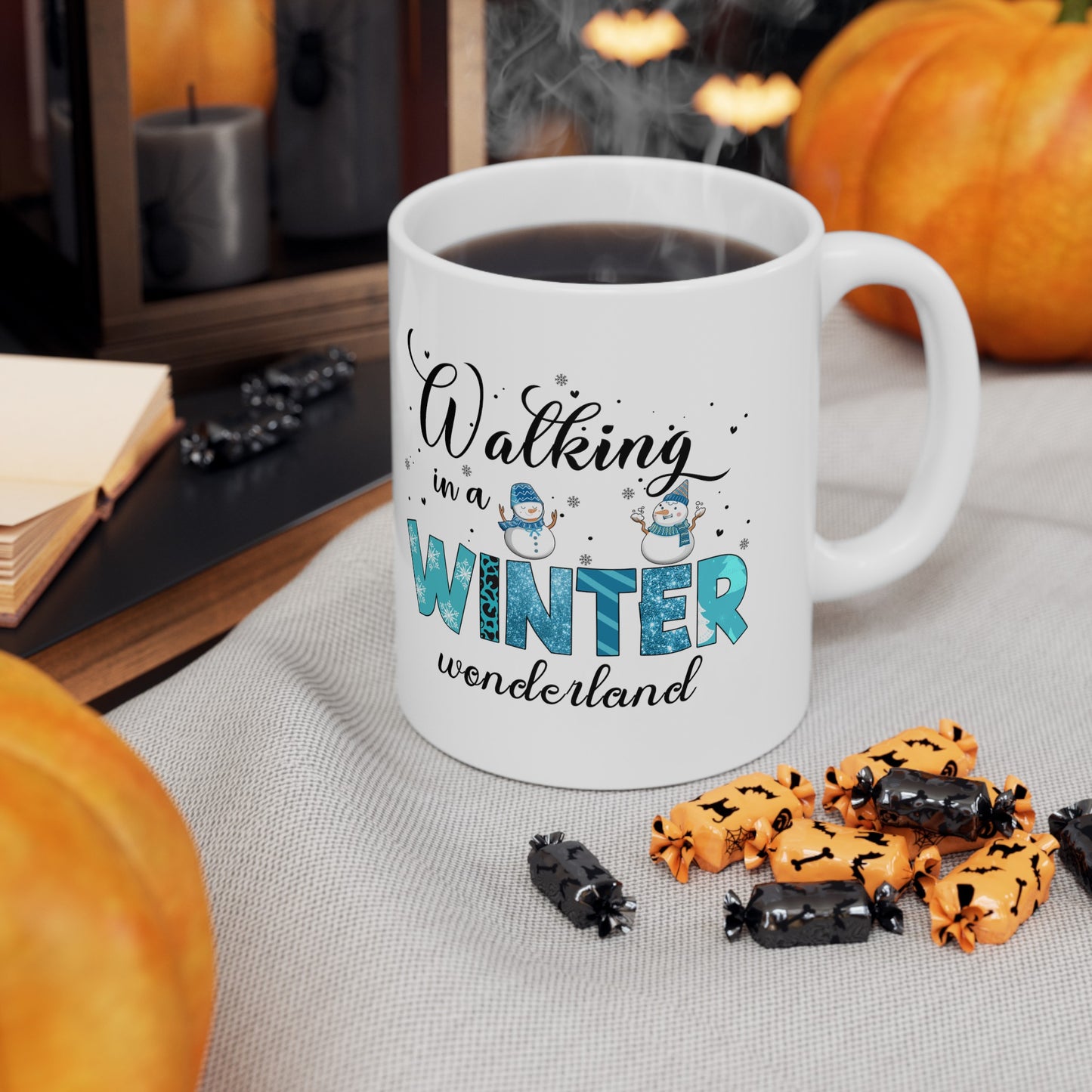 Walking in a Winter Wonderland Ceramic Mug