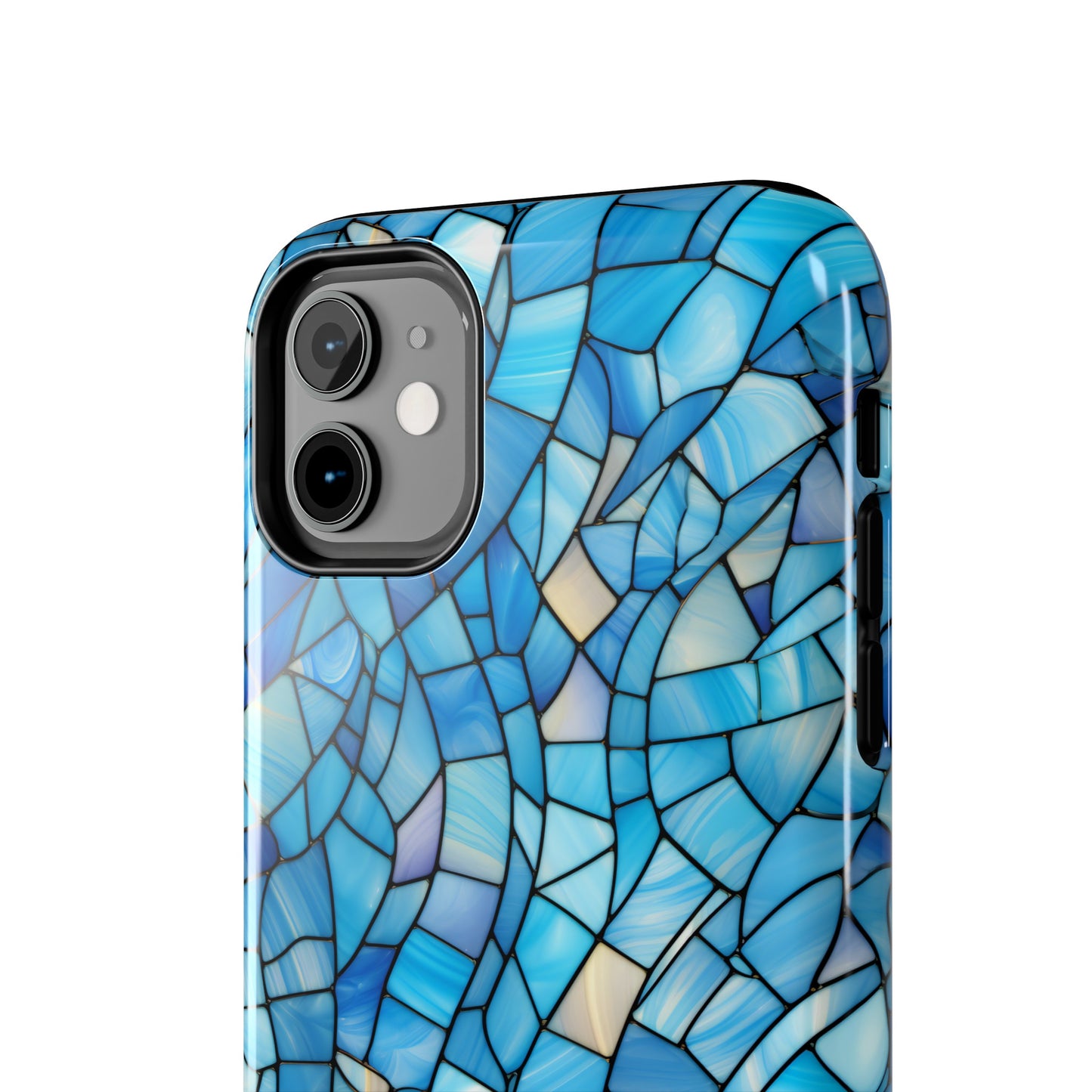 Blue Stained Glass Phone Case