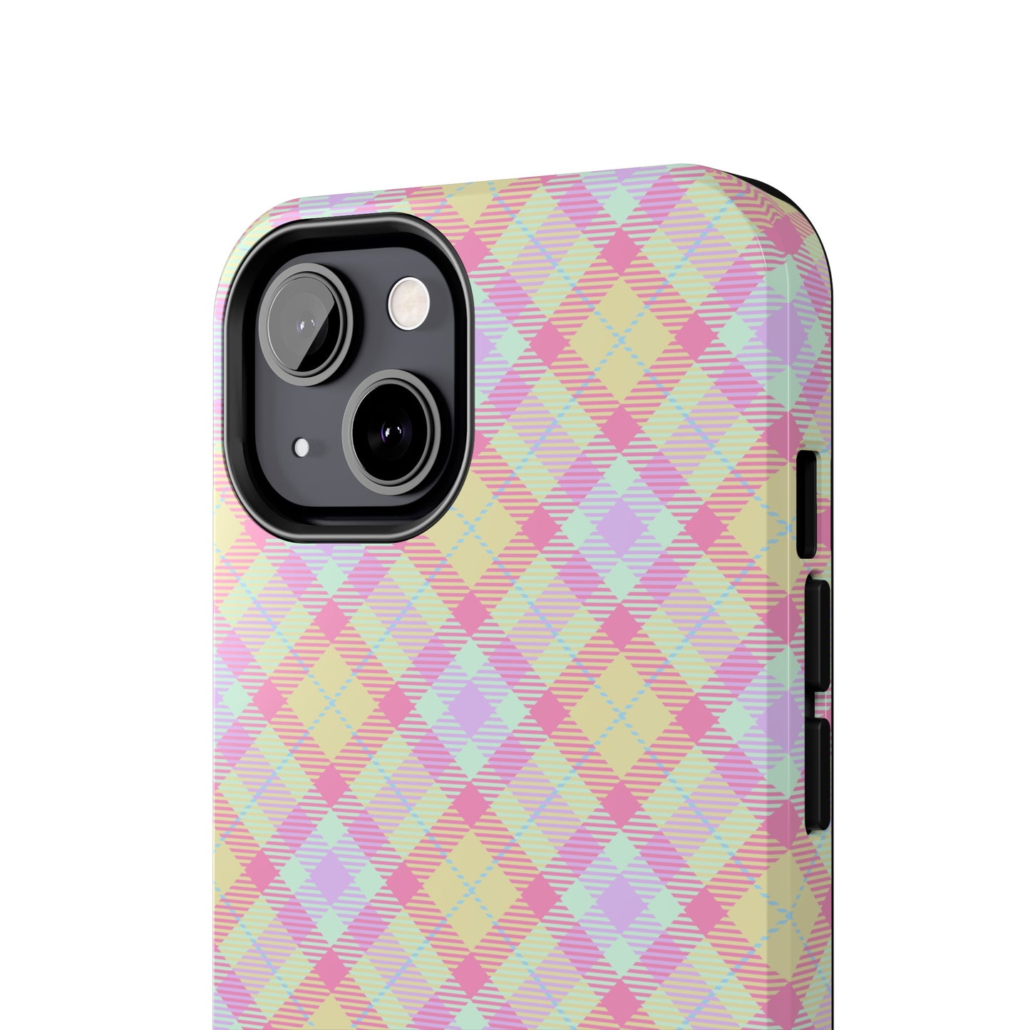 Pastel Yellow Plaid Phone Case