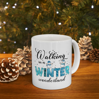 Walking in a Winter Wonderland Ceramic Mug