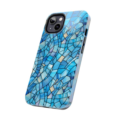 Blue Stained Glass Phone Case