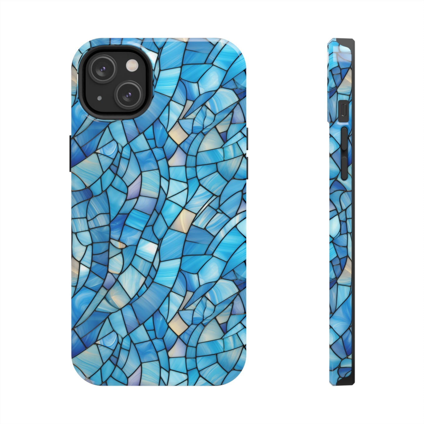 Blue Stained Glass Phone Case