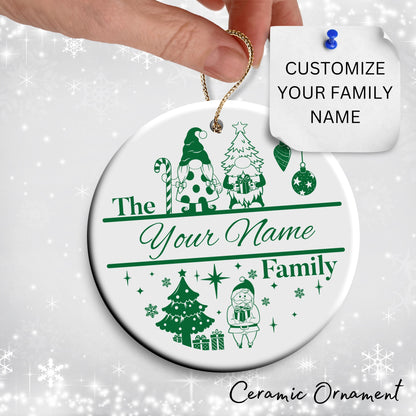 Christmas FAMILY Ceramic Ornaments 37-12