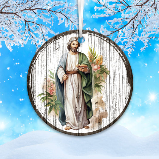 Christmas Nativity Ceramic Ornament 11-03 Saint Joseph