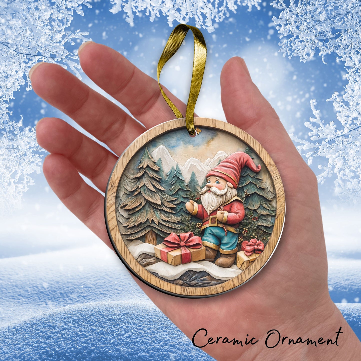 Farmhouse Ceramic Ornament 39-12