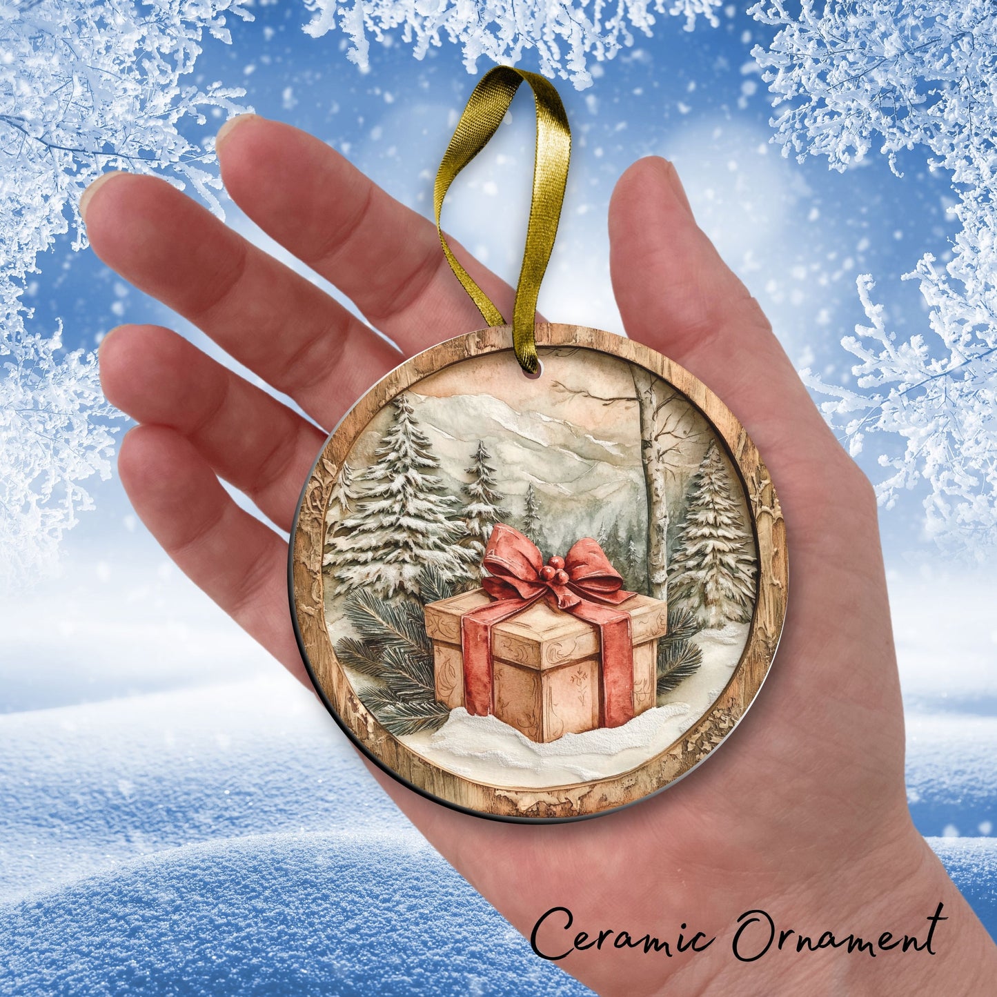 Farmhouse Ceramic Ornament 39-15