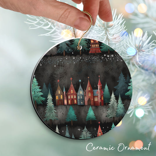 Gothic Christmas Decor Ceramic Ornament 64-10