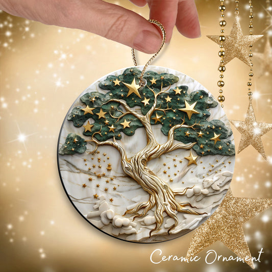 Christmas Tree Ceramic Ornament 34-07