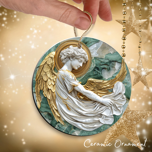 Christmas Angel Ceramic Ornament 34-16