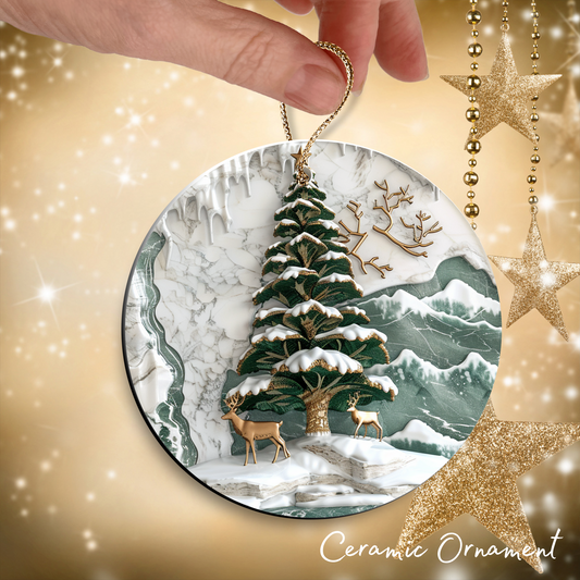 Christmas Tree Ceramic Ornament 34-18