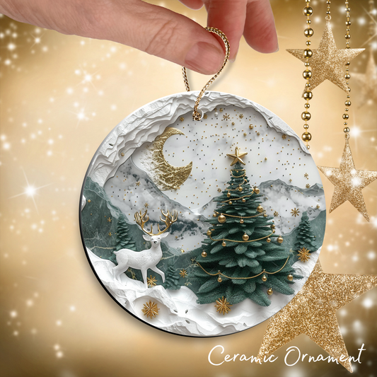 Christmas Tree Ceramic Ornament 34-19