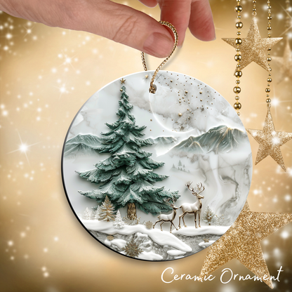 Christmas Tree Ceramic Ornament 34-21