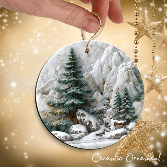 Christmas Tree Ceramic Ornament 34-22