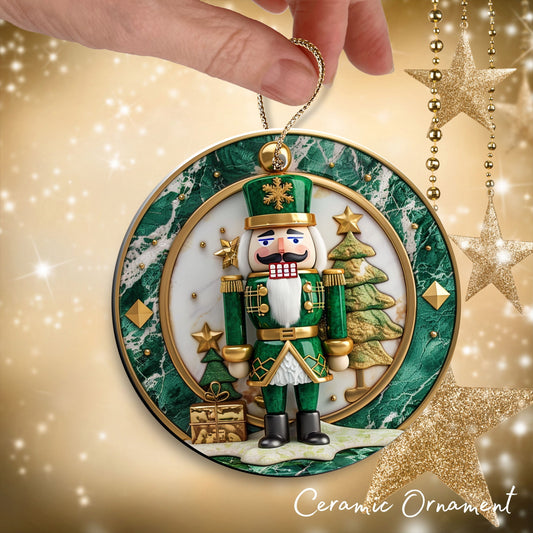 Christmas Nutcraker Ceramic Ornament 34-38