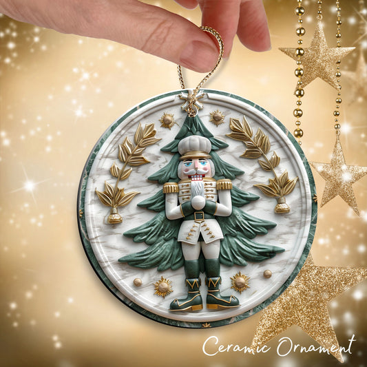 Christmas Nutcraker Ceramic Ornament 34-41