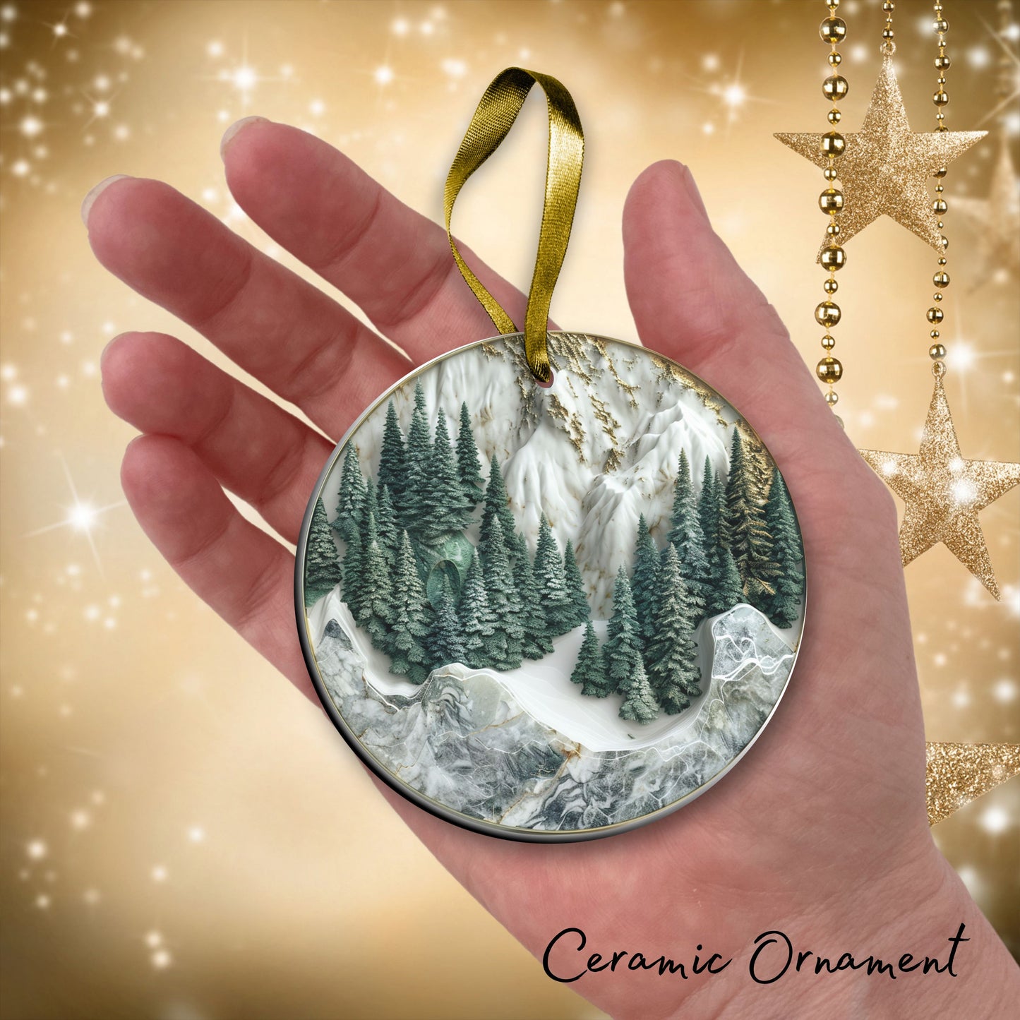 Christmas Tree Ceramic Ornament 34-47