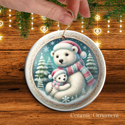 Pastel Nursery Babys First Christmas Ceramic Ornament Bauble 56-07